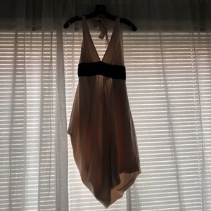 Satin gala or cocktail dress